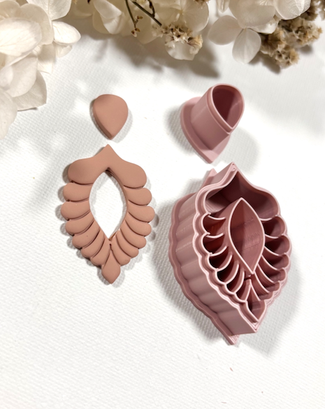 "Valenia" - Polymer Gyurma Kivágó Forma - 2 Részes