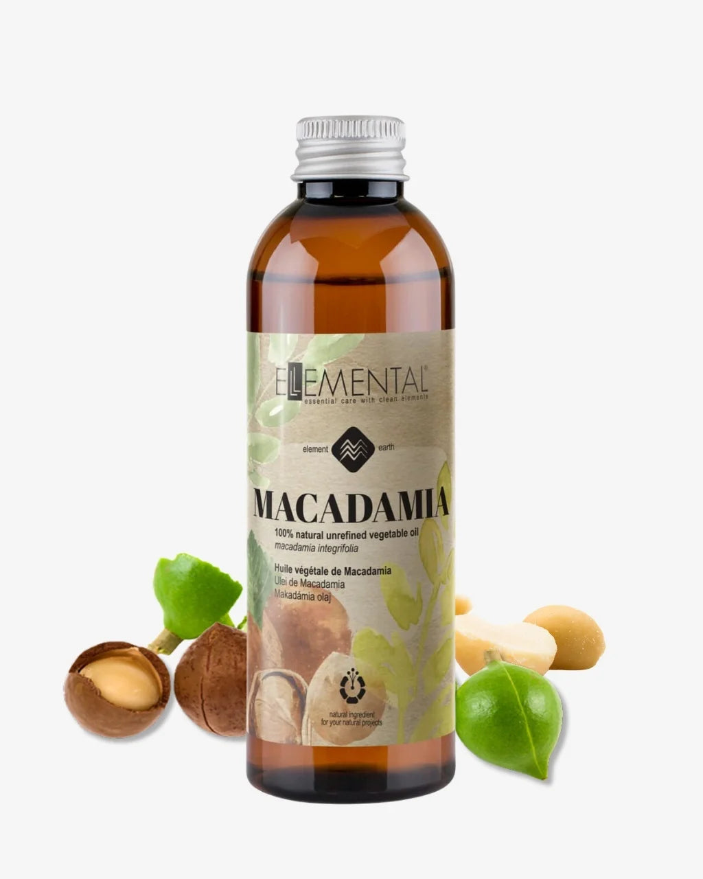 100% Tisztaságú Makadámia olaj, 100 ml
